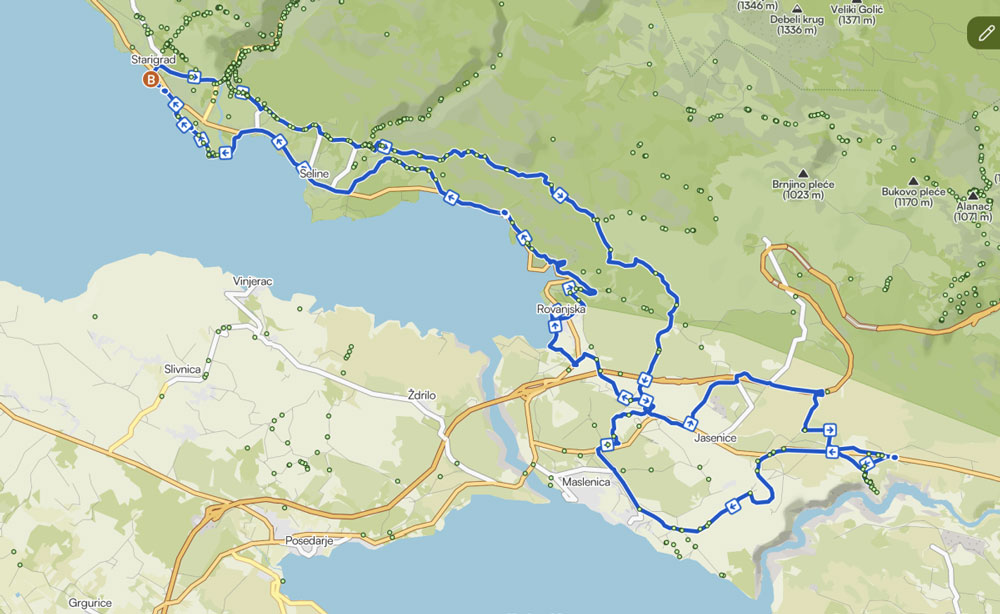 Epic Rides Paklenica - staza